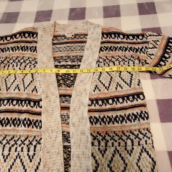 Mossimo Aztec Open Front Cardigan - Picture 4 of 8